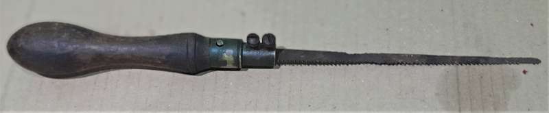 Vintage Mitre/Mortgage Gauge & a Keyhole saw, worn blade- As per pictures