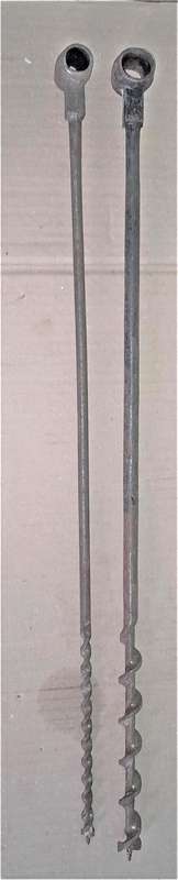 2 60cm Boring Drill Bits- as per pictures
