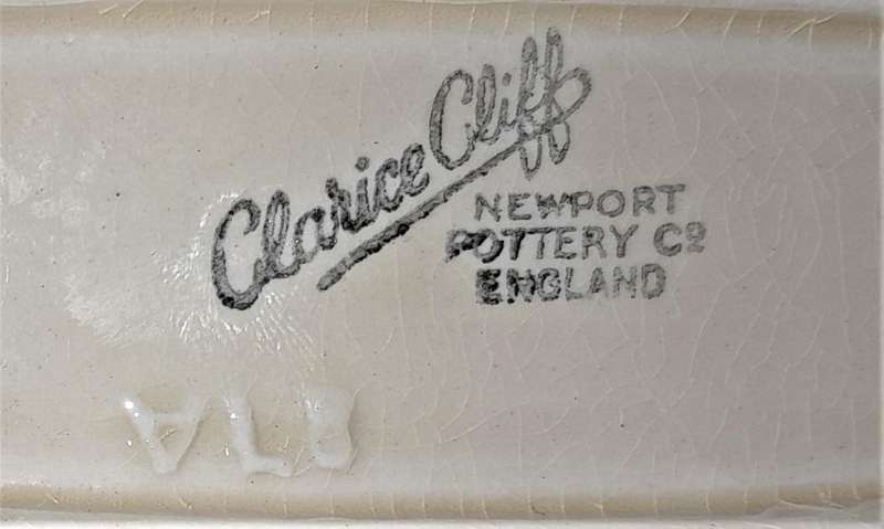 2 Vintage Clarice Cliff Cord Bowl/Dish- Newport Potteries Co - 25x11cm - Open to reasonable offers