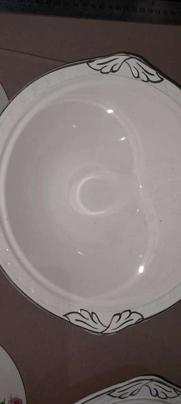 2 Vintage Ansley Lidded Bowls  - Stoke on Trent 24cm - Open to Reasonable offers