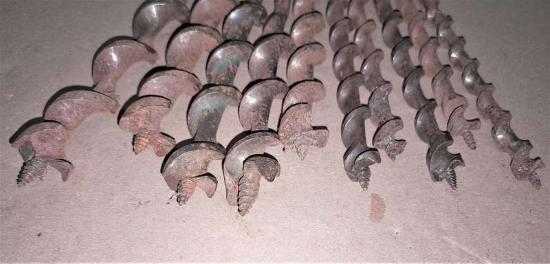 10 Vintage Auger Bits - bid per bit