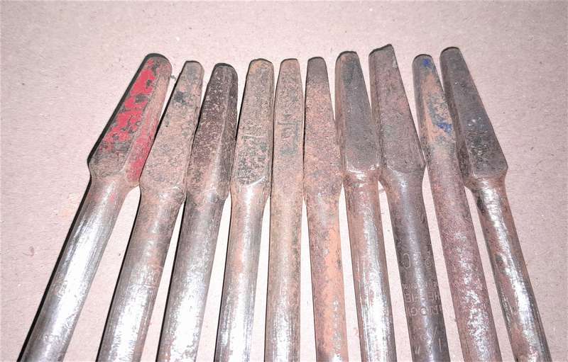 10 Vintage Auger Bits - bid per bit