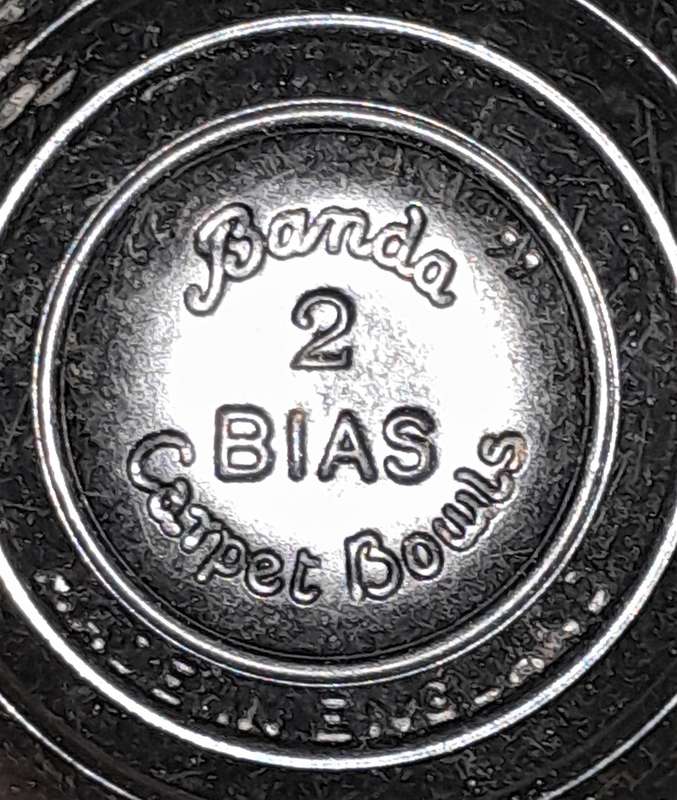 8 Banda Bias No2 carpet Bowls  - bid per each