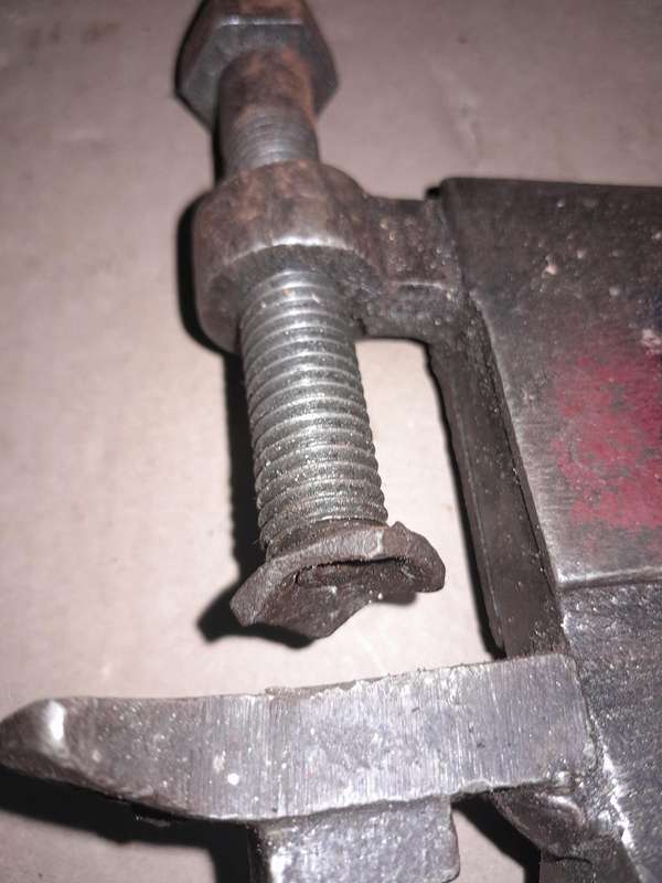 Vintage Blacksmiths Bench Clamp Vice - as per pictures