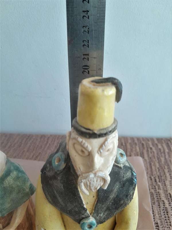 3 Ceramic Figures as per pictures - bid per figure