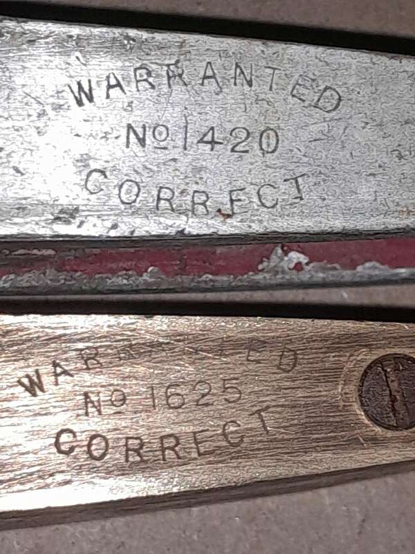 2 Rabone Chesterman Spirit Levels - No 1420 & No 1625 - as per pictures