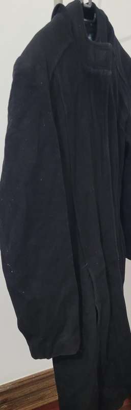Long coat with hoodie