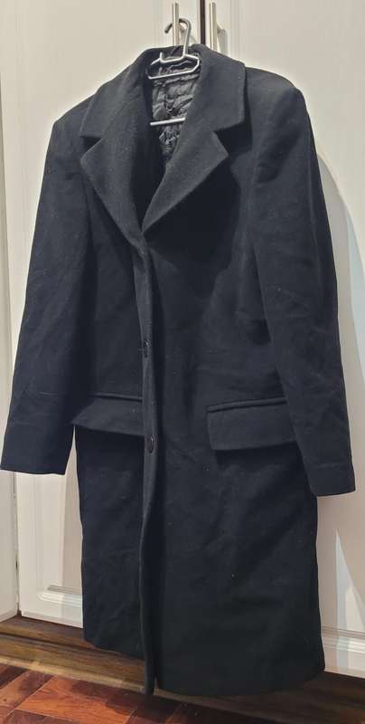 Long coat (Size E 44) black