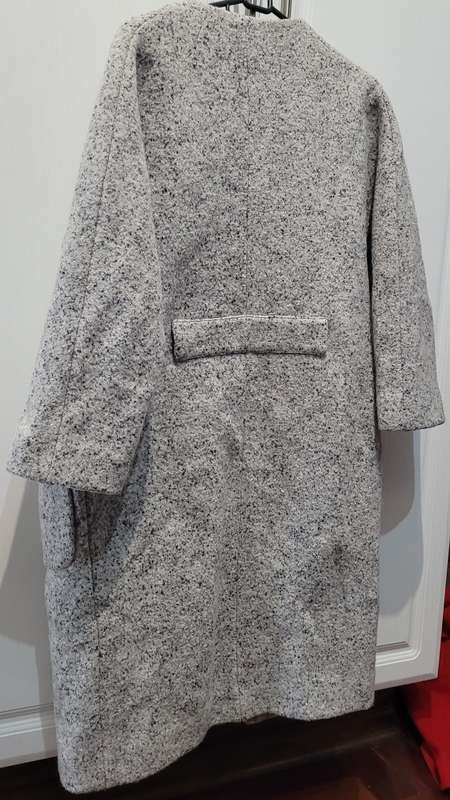 Grey wool coat