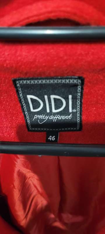 Long red coat (Size 46)