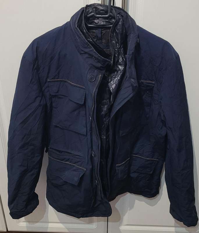 Massimo Dutti navy jacket (EUR L)