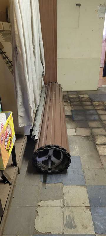 Roll up garage door