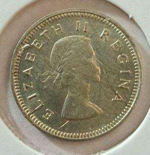 *** 1959 - SA UNION 3 PENCE IN MYLAR #19 ***