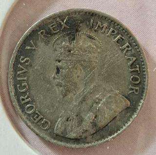 *** 1932 - SA UNION 3 PENCE IN MYLAR #1 ***