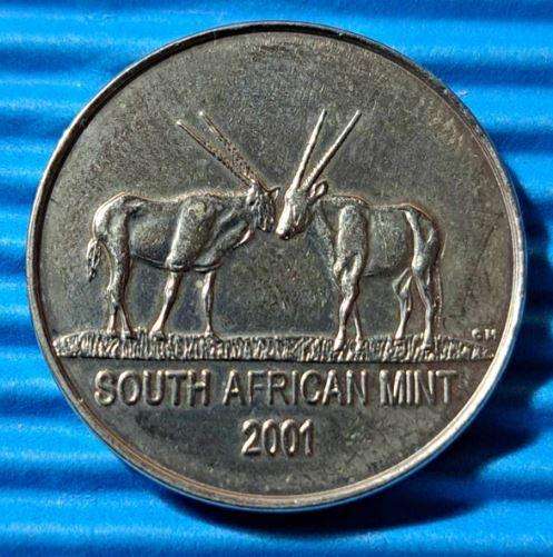 *** 2001 - SA COIN WORLD TOKEN ***