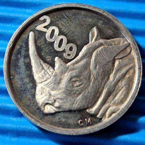 2009 SA Coin World Token - Rhino