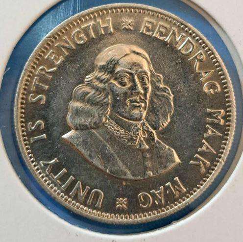 *** 1962 - SA SILVER DECIMAL 20 CENT IN MYLAR #45 ***