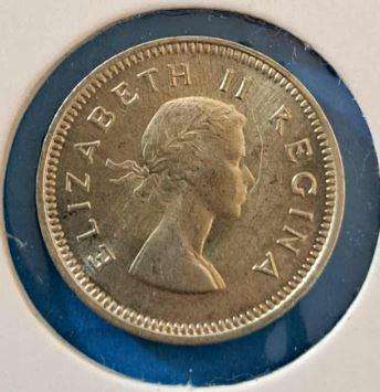 1959 South Africa Union 3 Pence in Mylar #41