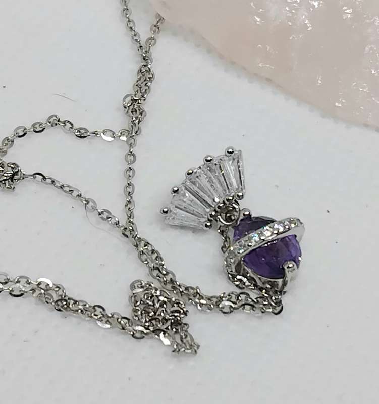 Quality Amethyst Necklace - Stunning!