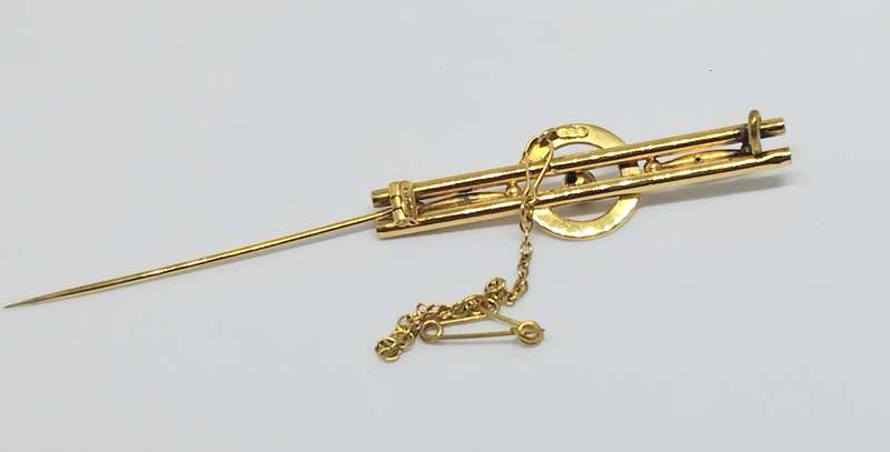 Antique 9ct Gold Bar Brooch