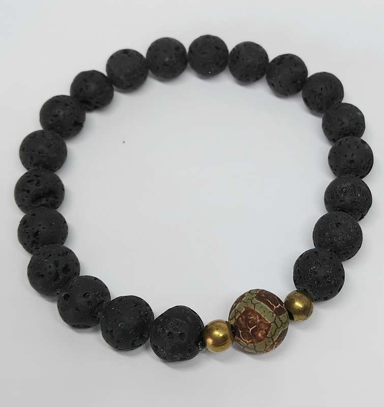 Genuine Lava Bracelets for the Guys & Girls