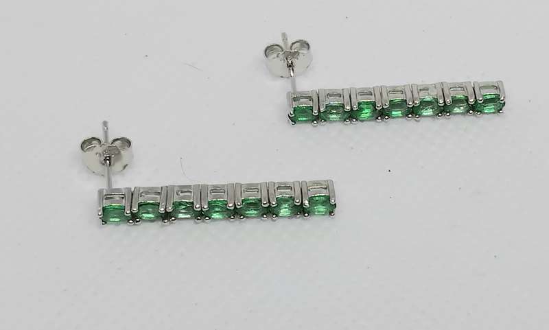 Stunning Green Topaz Earrings
