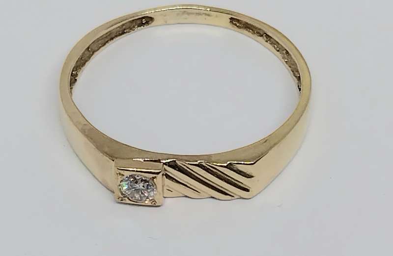 Certified Gold Diamond Ring - Reduced
