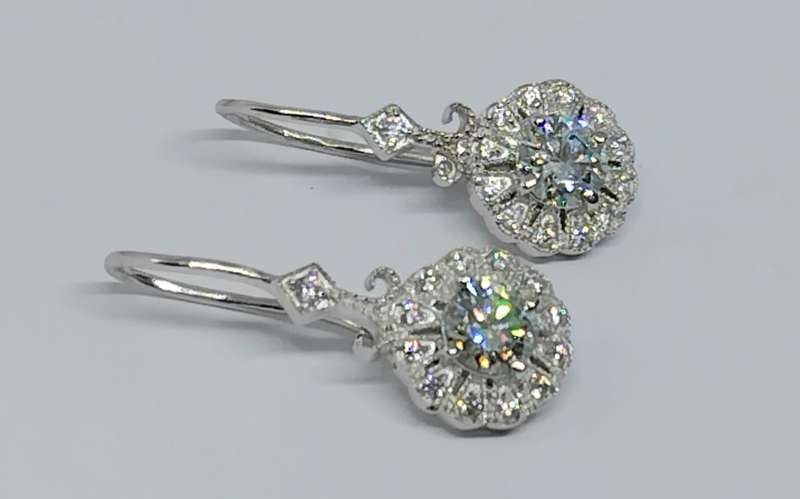 2.00tcw Stunning Moissanite Earrings