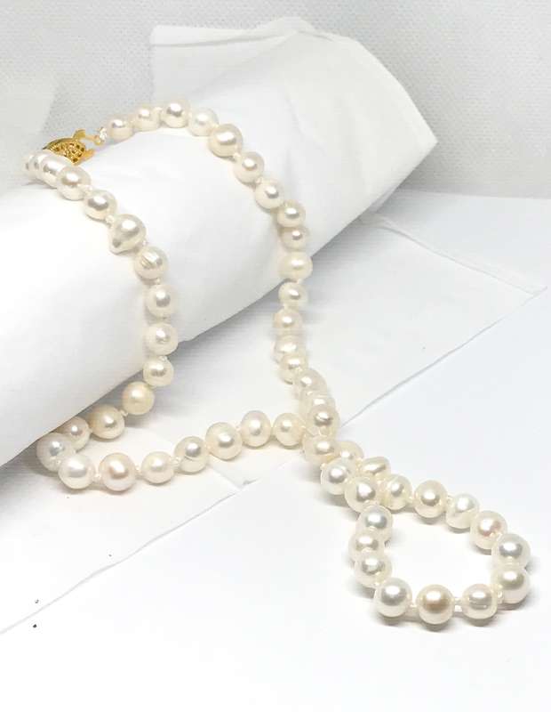 Genuine Pearl Necklace - Classic and Elegant