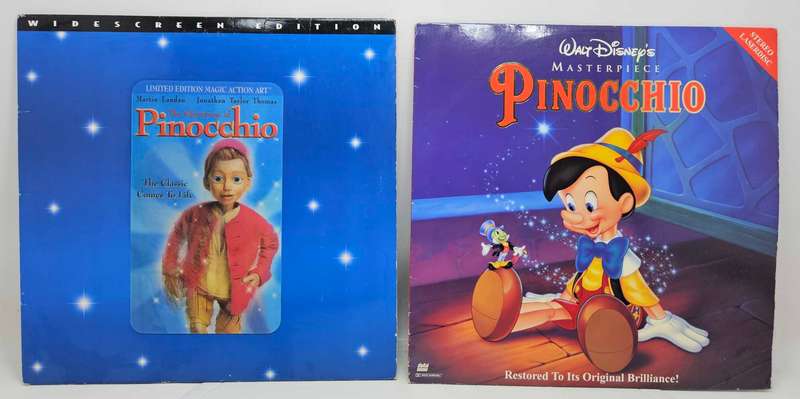 4X Laser Discs, Mortal Kombat, Pinocchio, Return of Jafar