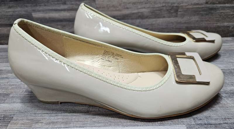 Miladys work pumps with small wedge  heels, size 8, very lightly worn