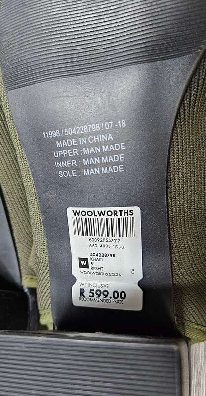 Woolworths olive green heels, size 8, never worn