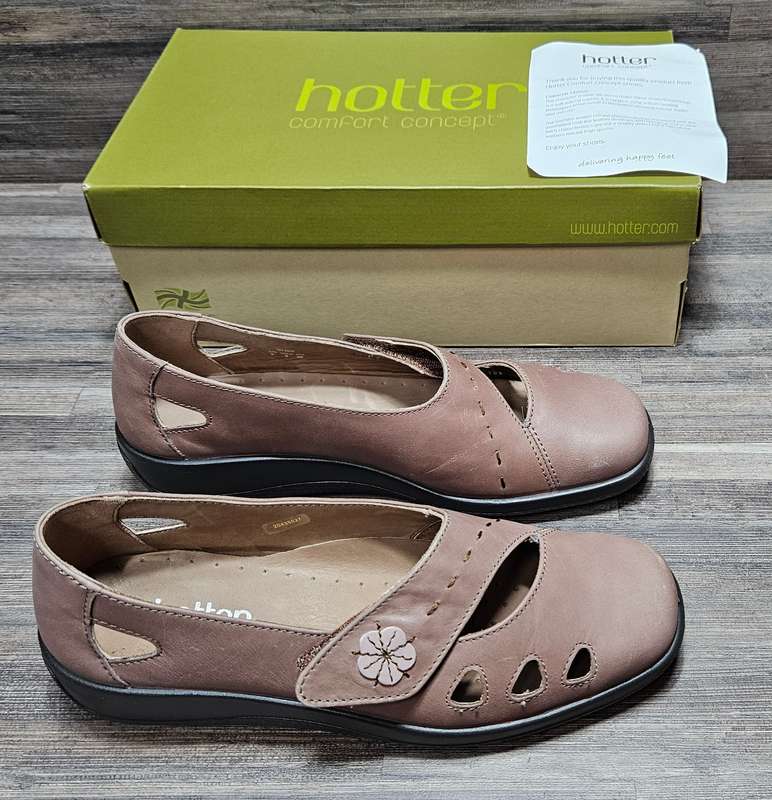 Hotter Bliss leather shoes, size 6, new