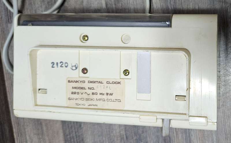 1970s Vintage Sankyo Flip Clock