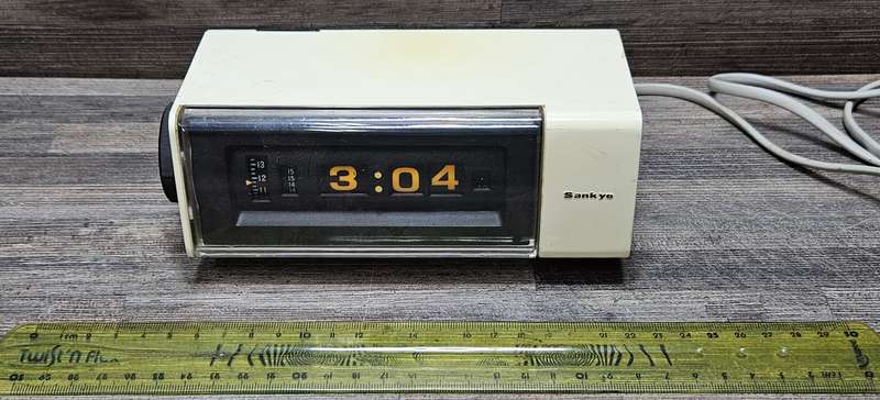 1970s Vintage Sankyo Flip Clock