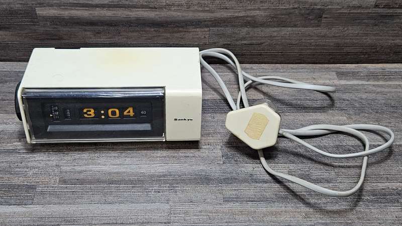 1970s Vintage Sankyo Flip Clock