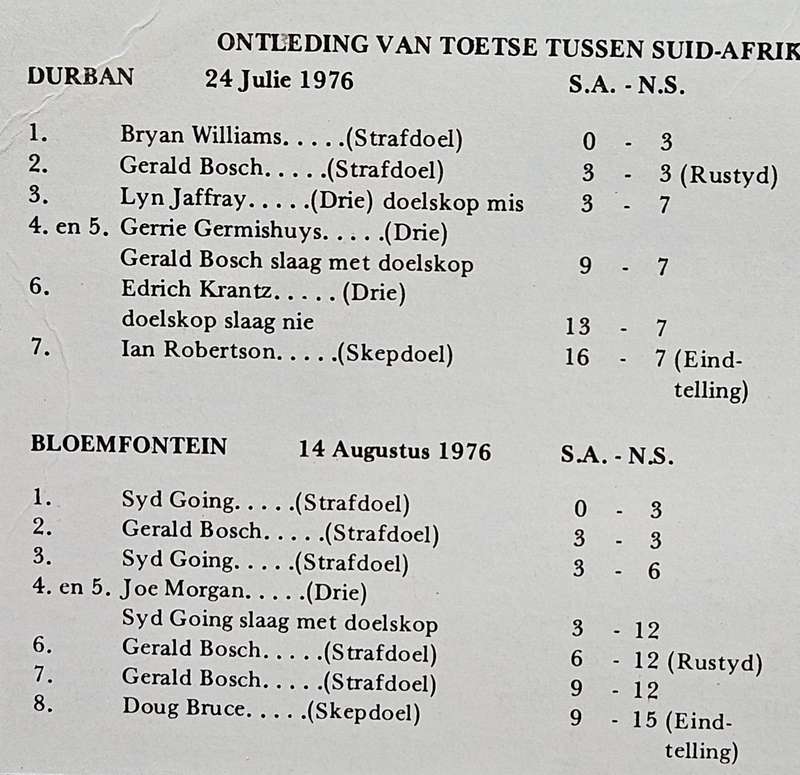 1976 ALL BLACK TOER EN VORIGE TOETSREEKSE Vinyl lp