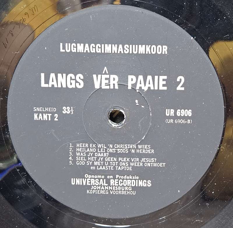 LANGS VER PAAIE 2 Vinyl Lp