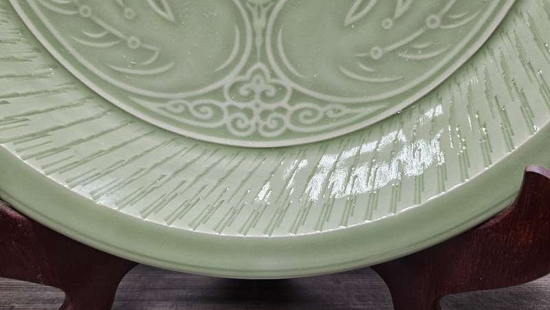 Celebration of Hemudu Culture HEAVY stone decorative plate