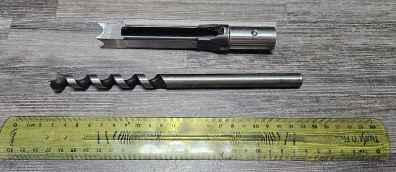 5X Record Power Morticer Chisels a & Bits, Made in England