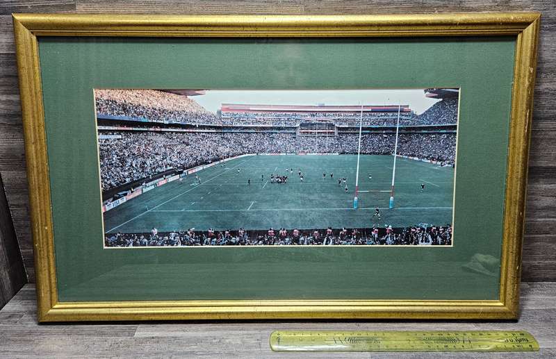 Framed Rugby Arena Picture