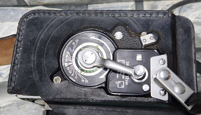 Beautiful highly collectible Minolta Autocord film camera, 1955-1966