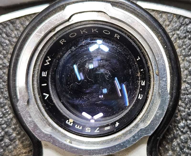 Beautiful highly collectible Minolta Autocord film camera, 1955-1966