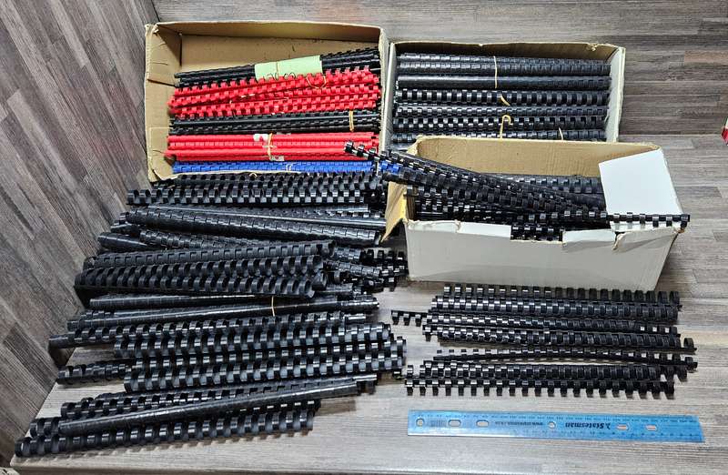 Large lot mixed size book binders ±250-300