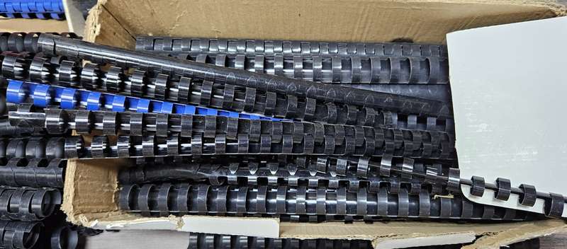 Large lot mixed size book binders ±250-300