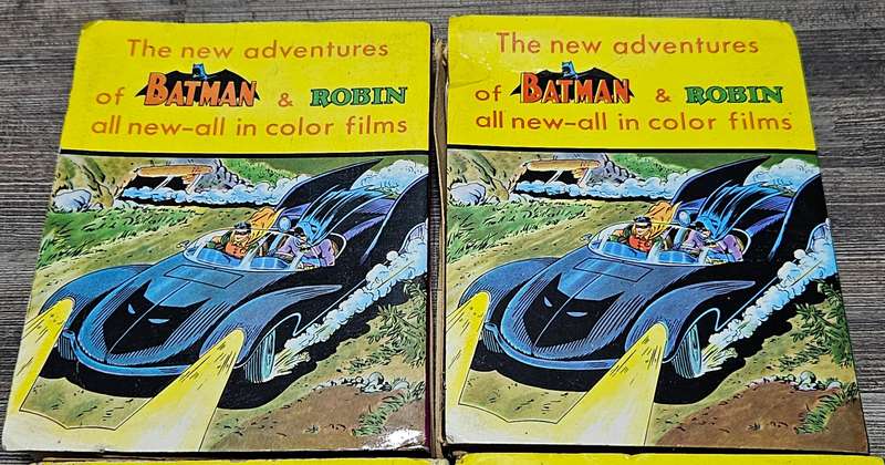 4X vintage Superman & Superboy movie reels