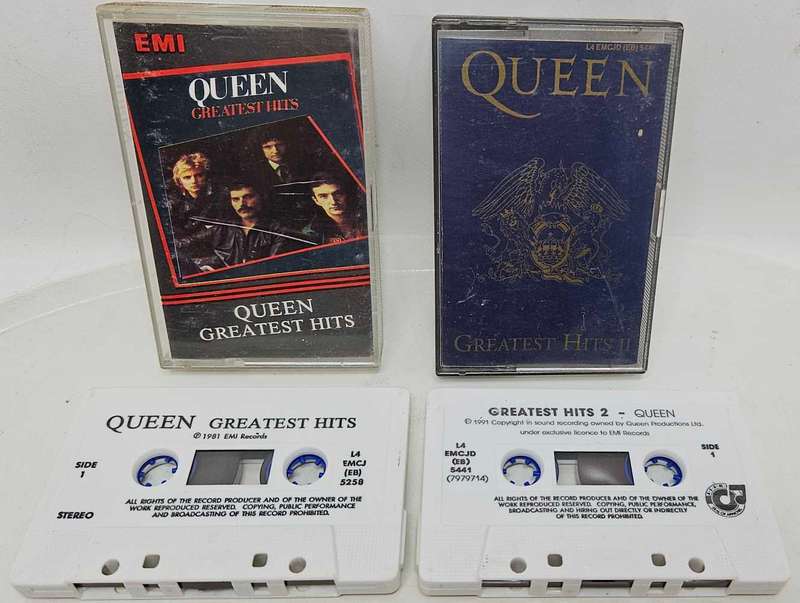 ~~~R1 START~~~Cassettes: Queen Greatest Hits 1&2