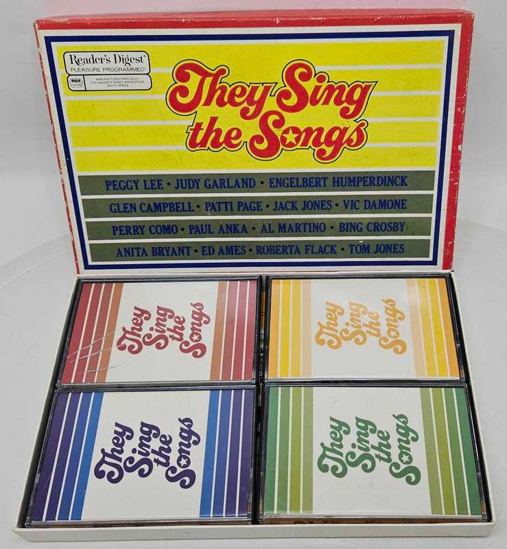 ~~~R1 START~~~Cassette Box Set - Readers Digest They Sing The Songs