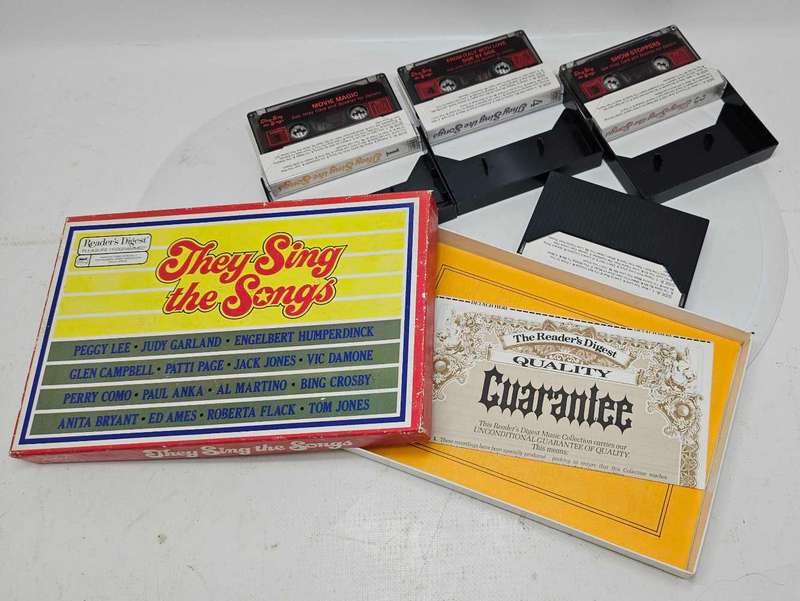 ~~~R1 START~~~Cassette Box Set - Readers Digest They Sing The Songs