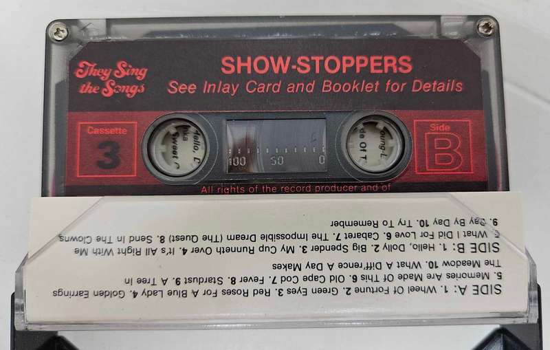 ~~~R1 START~~~Cassette Box Set - Readers Digest They Sing The Songs